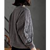 モールケーブルニットカーディガン | rps | 詳細画像18 