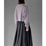 襟付きニットショートカーディガン | rps | 詳細画像22