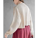 襟付きニットショートカーディガン | rps | 詳細画像35