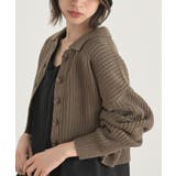 襟付きニットショートカーディガン | rps | 詳細画像40