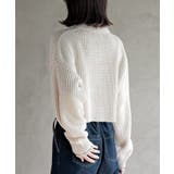 襟付きニットショートカーディガン | rps | 詳細画像8