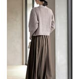 ハート刺繍ケーブルニットクルーネックカーディガン | rps | 詳細画像22 