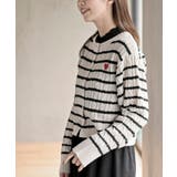 ハート刺繍ケーブルニットクルーネックカーディガン | rps | 詳細画像33 