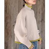 配色ラインハイネックニットプルオーバー | rps | 詳細画像15 