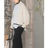 配色ラインハイネックニットプルオーバー | rps | 詳細画像19 