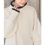 配色ラインハイネックニットプルオーバー | rps | 詳細画像22 