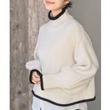 配色ラインハイネックニットプルオーバー | rps | 詳細画像23 
