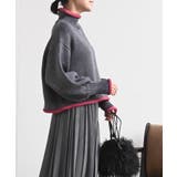 配色ラインハイネックニットプルオーバー | rps | 詳細画像3 