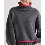 配色ラインハイネックニットプルオーバー | rps | 詳細画像6 