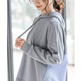 裏毛×ニットリブBACKストライプパーカー | rps | 詳細画像23