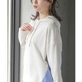 裏毛×ニットリブBACKストライプパーカー | rps | 詳細画像6