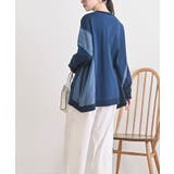 インディゴ裏毛サイド切替ワイドプルオーバ | rps | 詳細画像12 