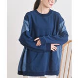 インディゴ裏毛サイド切替ワイドプルオーバ | rps | 詳細画像14 