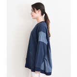 インディゴ裏毛サイド切替ワイドプルオーバ | rps | 詳細画像17 