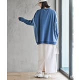 インディゴ裏毛サイド切替ワイドプルオーバ | rps | 詳細画像4 