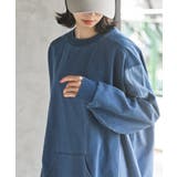 インディゴ裏毛サイド切替ワイドプルオーバ | rps | 詳細画像7 