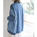 インディゴ裏毛サイド切替ワイドプルオーバ | rps | 詳細画像8 