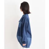 インディゴ裏毛コクーンチュニック | rps | 詳細画像16 