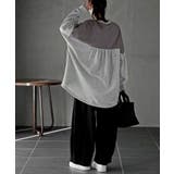 裏毛ワッフル切替チュニック | rps | 詳細画像10 