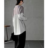 裏毛ワッフル切替チュニック | rps | 詳細画像11 