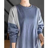 裏毛ワッフル切替チュニック | rps | 詳細画像28 