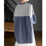 裏毛ワッフル切替チュニック | rps | 詳細画像30 