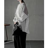 裏毛ワッフル切替チュニック | rps | 詳細画像9 