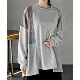 オートミール | 裏毛ワッフル切替チュニック | rps