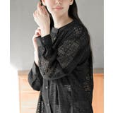 レースノーカラーブラウス | rps | 詳細画像14 