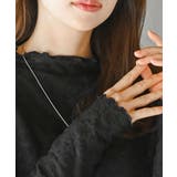 花柄シアーボトルネックカットソー | rps | 詳細画像15 