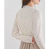 花柄シアーボトルネックカットソー | rps | 詳細画像7 