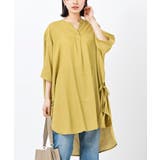 マスタード | サイドリボンスキッパーブラウス | rps