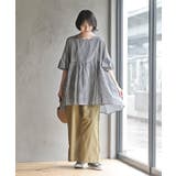 コットンボイルワイドギャザープルオーバー | rps | 詳細画像19