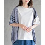 天竺パッチワークコクーンプルオーバー | rps | 詳細画像1 