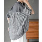 天竺パッチワークコクーンプルオーバー | rps | 詳細画像15 