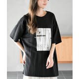 ブラック | カノコ箔プリントＴ | rps