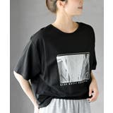 ブラック | 箔×タウンフォトプリントＴ | rps