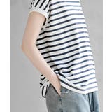 リブ使いフレンチスリーブTシャツ | rps | 詳細画像9
