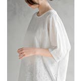 レース刺繍ドルマンブラウス | rps | 詳細画像15