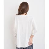 冷感カノコ袖シャーリングドルマンプルオーバー | rps | 詳細画像36 