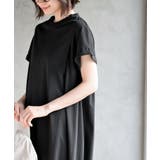 マーセライズ加工袖タック半袖カットワンピース | rps | 詳細画像7