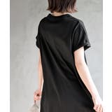 マーセライズ加工袖タック半袖カットワンピース | rps | 詳細画像8