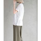 アンティークフラワープリントタックTシャツ | rps | 詳細画像11