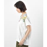 アンティークフラワープリントタックTシャツ | rps | 詳細画像18