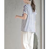 水彩ブロックプリントタックTシャツ | rps | 詳細画像11