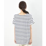 水彩ブロックプリントタックTシャツ | rps | 詳細画像19