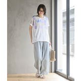 水彩ブロックプリントタックTシャツ | rps | 詳細画像2
