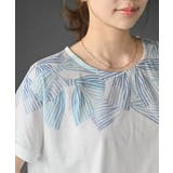 リボンプリントタックTシャツ | rps | 詳細画像6