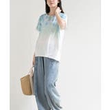 水彩しずくプリントタックＴシャツ | rps | 詳細画像3 