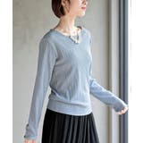 ブルー | カットシャーリングメローカットソー | rps